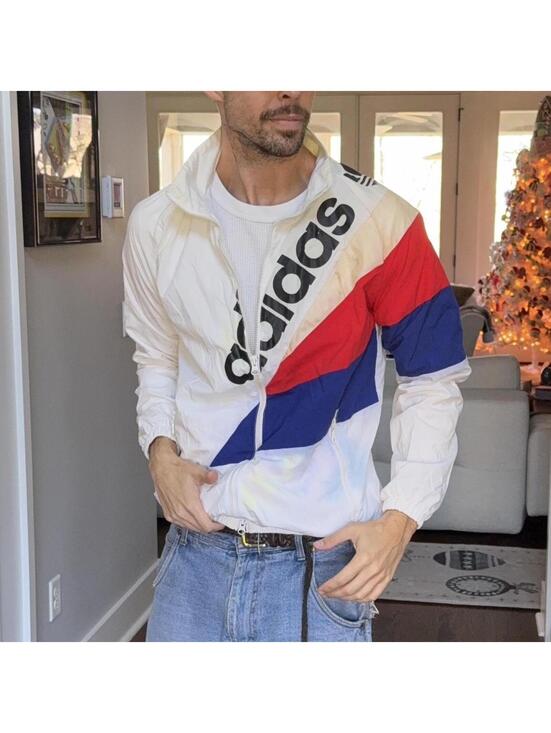 adidas Other - 🏁 Adidas Trefoil 80s-90s Windbreaker — Size M